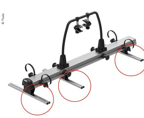 Installations-Set für VeloSlide, 70cm Montageschienen (3 Stück)