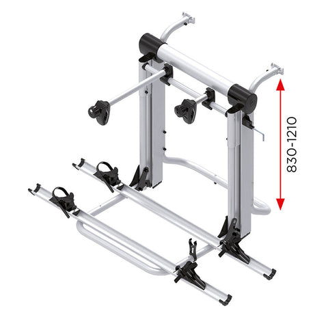 Porte-vélos E-Bike Lift Short pour 2 vélos électriques ou 3 vélos jusqu'à 60 kg