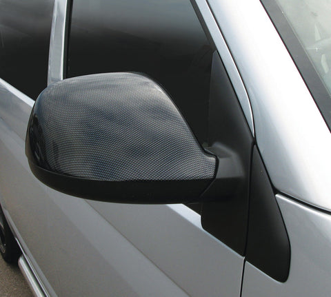 Copertura specchietto retrovisore effetto carbonio per Renault Trafic