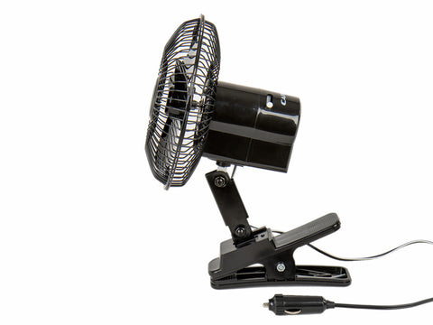 Ventilatore Carbest 12 Volt - Oscillante con supporto a morsetto