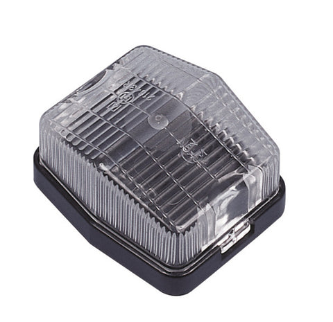 Feu de gabarit 12V avec socle noir, L71 x H61 x P37 mm