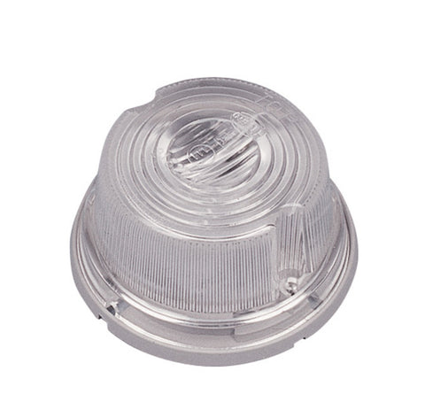 Feu de gabarit 12V avec socle gris, Ø 80 x 41 mm