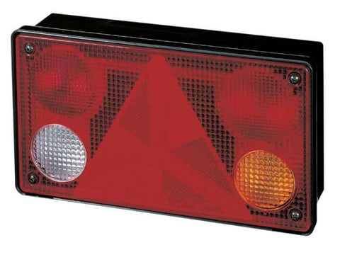 queue/frein/indicateur avec feu antibrouillard arrière/réflecteur arrière droit