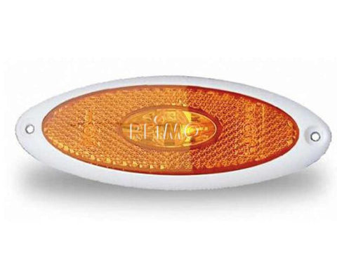 Luce laterale a LED da superficie con base bianca