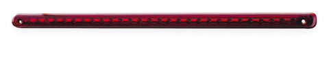 Luce freno ausiliaria a LED 28 LED, lente rossa. L31 x P1,5 cm.
