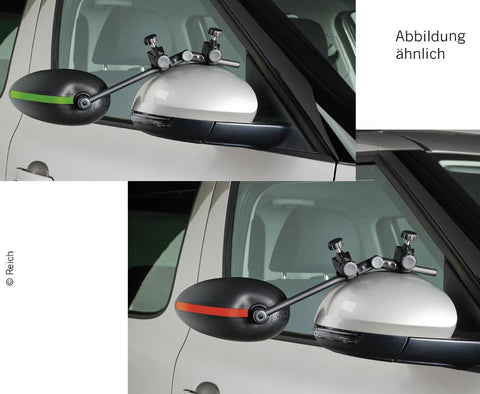 Rétroviseur à clipser Speed Fix XXL verre plat - lot de 2