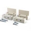 Adaptateur de montage pour contacts radio, lot de 2, blanc