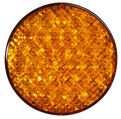 Feu clignotant LED Cat2 12V 3W jaune IP67, câble 500 mm