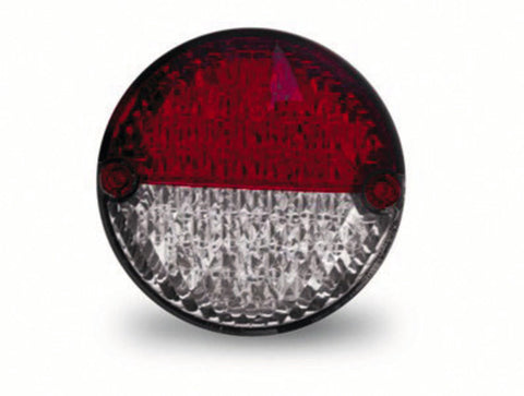 Feu stop arrière à LED 12V, 3/3/0,3W IP67 câble 500 mm rouge