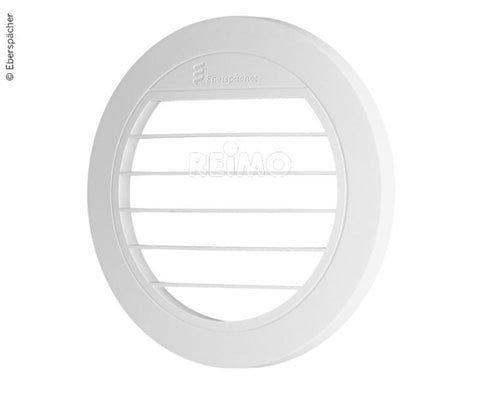 Bocchetta di ventilazione piatta 0° per Airtronic D3 autonomo, Ø90mm, bianca