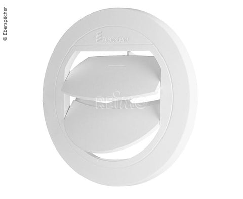 Bocchetta di ventilazione chiudibile per riscaldatore da parcheggio Airtronic D3, Ø90mm, bianco