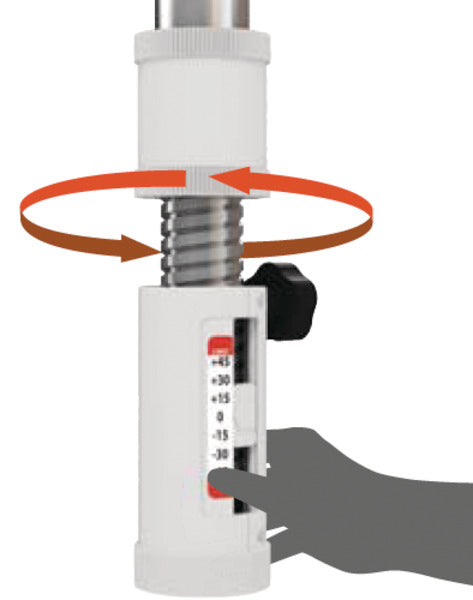 Antenne satellite plate CAMP38, SKEW et Single-LNB