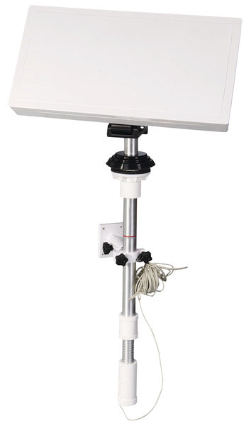 Antenne satellite plate CAMP38, SKEW et Single-LNB