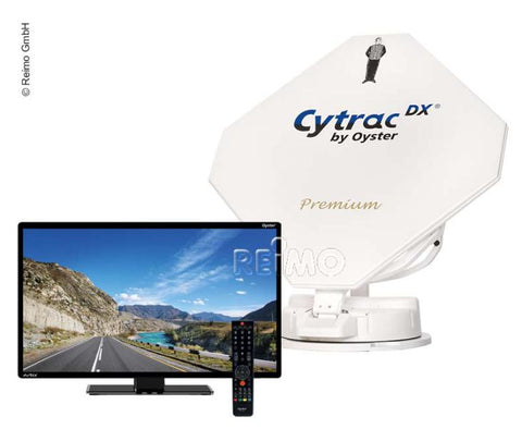 Système satellite Cytrac® DX Twin Premium avec téléviseur Oyster® 19"