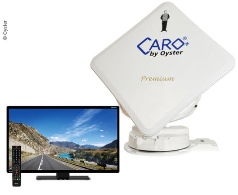 Antenne satellite plate Caro®+ Premium avec TV Oyster® 32"