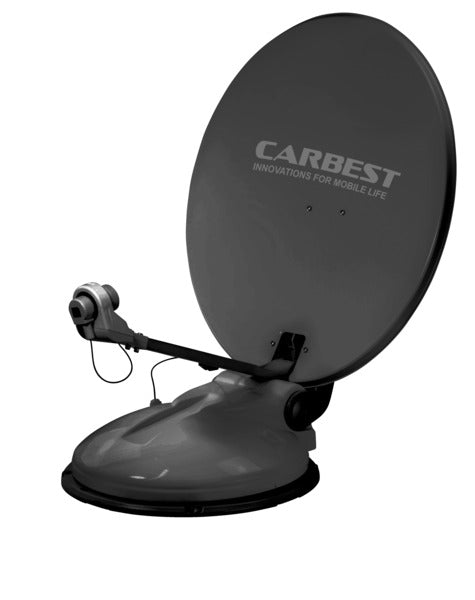 Carbest Travelsat 2 - Système satellite 68 cm avec Bluetooth - Anthracite