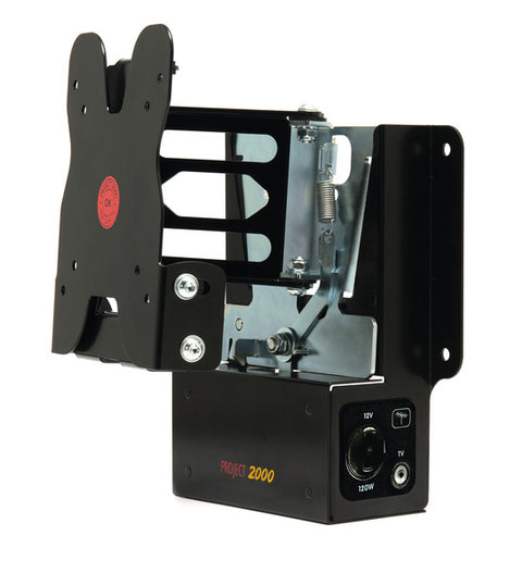 Supporto TV da parete rimovibile con presa da 12 V e antenna