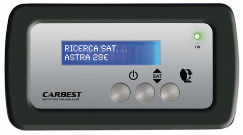 Panneau de commande LCD Carbest Komfort « Plus » pour 15 positions satellites