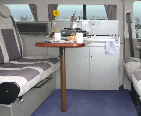Système de table pour VW T6/5/4 Weekender et CityVan - Décor ardoise