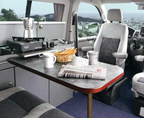 Système de table pour VW T6/5/4 Weekender et CityVan - Décor ardoise