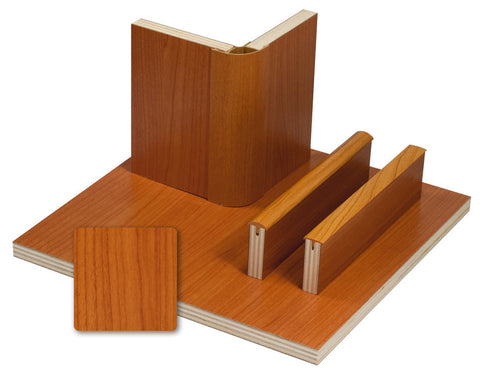 Panneau de meuble cerisier - Stratifié HPL - 1/4 planche
