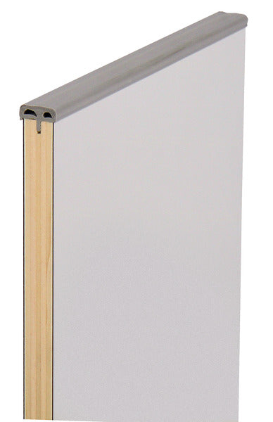Bande de chant rembourrée (gris moyen) 5 m