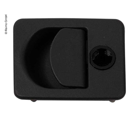 Serratura a impugnatura incassata Kubus, nera