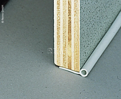 Tuyau d'étanchéité gris, profil rond Ø 8 mm, rouleau de 100 m