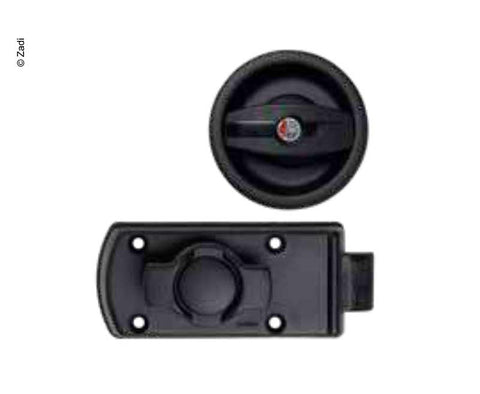 Serratura porta Carav.destra nera