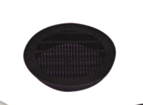 Grille de ventilation Ø 100 mm - marron