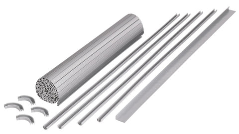 Kit complet de portes roulantes Carbest - gris