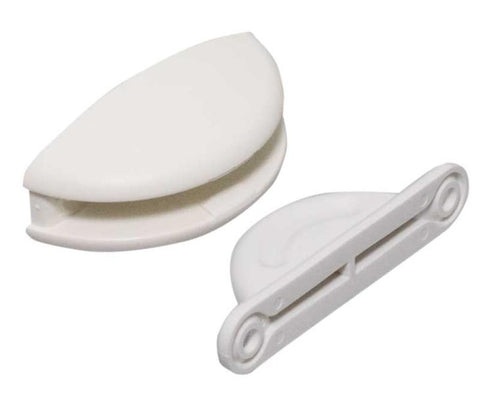 Butée de porte 1pc. plastique blanc