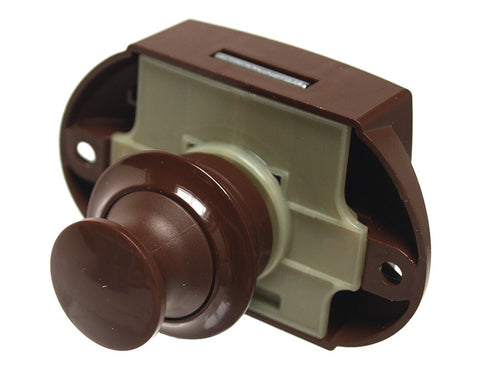 Push Lock - Möbelschloss Braun