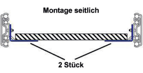 Rails coulissants Carbest Rollout Slider Gigant 559 mm - 1 paire