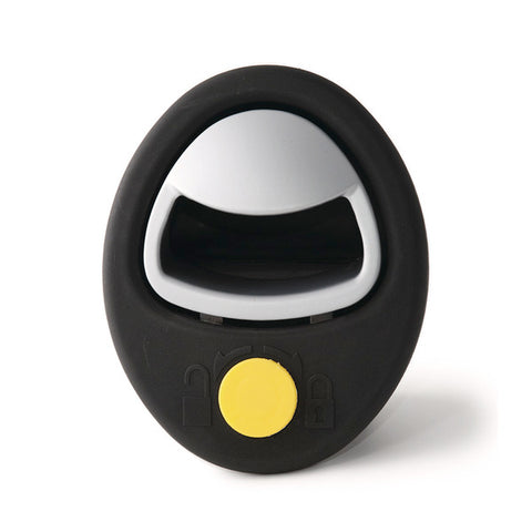 Lucchetto per valigia MAGIC nero, maniglia laccata argento