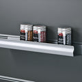 Étagère à épices argent 400x65x21mm, aluminium