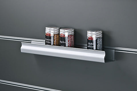 Étagère à épices argent 400x65x21mm, aluminium