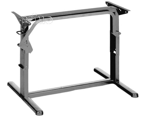 Piétement de table élévatrice, métal - 75 cm, gris clair