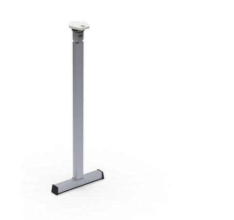 Base de table pliante avec pied en T variable