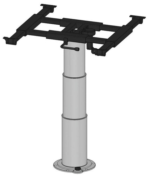 Tavolo elevatore a colonna singola 355-730 mm, corsa 375 mm