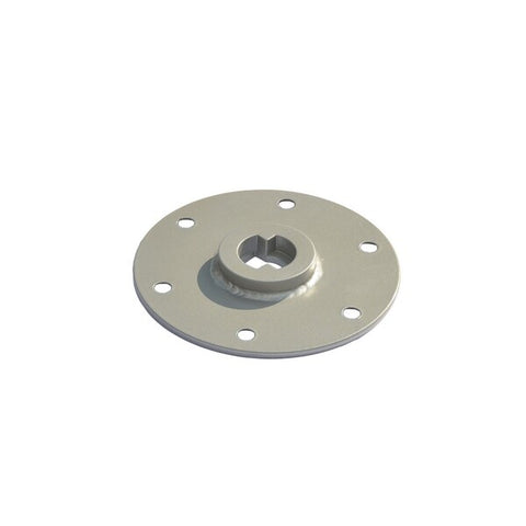 Piede per camper a sgancio rapido grigio, Ø=245mm, H:15mm
