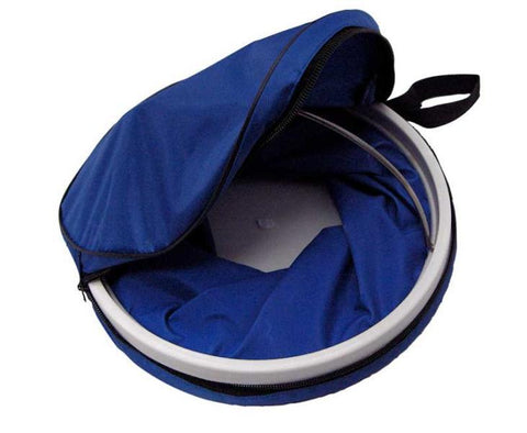 Seau pliable 9 litres avec base stable et sac de rangement