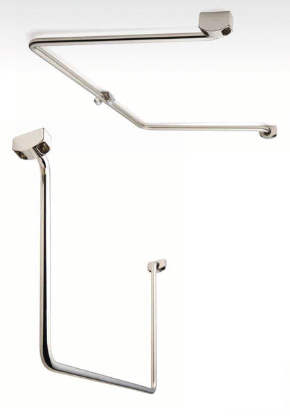 Porte-serviette de bain pliable 410x210mm