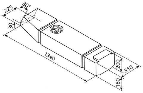 réservoir d'eau douce et d'eaux usées VWT2 60l