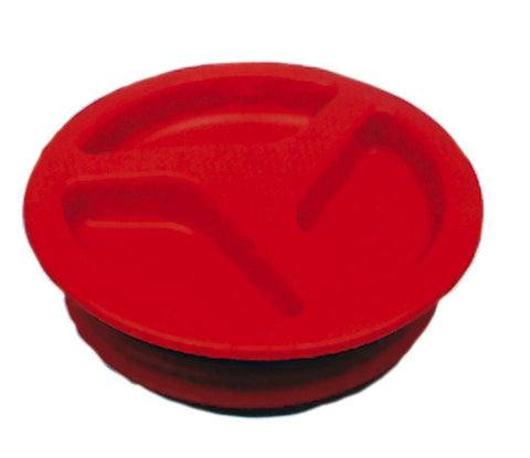 couvercle d'admission rouge Ø150mm