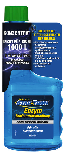 Additif pour traitement enzymatique du gazole Startron 250 ml