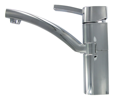 miscelatore monocomando di alta qualità serie Capri - cromato con bocca standard