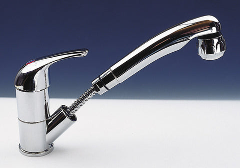 Miscelatore monocomando Kama con doccia combinata, cromato, con interruttore SB