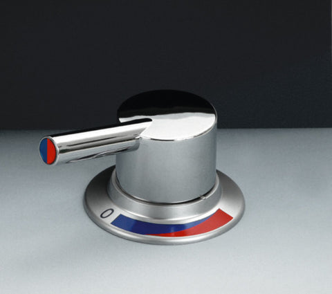 Miscelatore monocomando Trend A cromato 12mm UniQuick + interruttore acqua calda/fredda