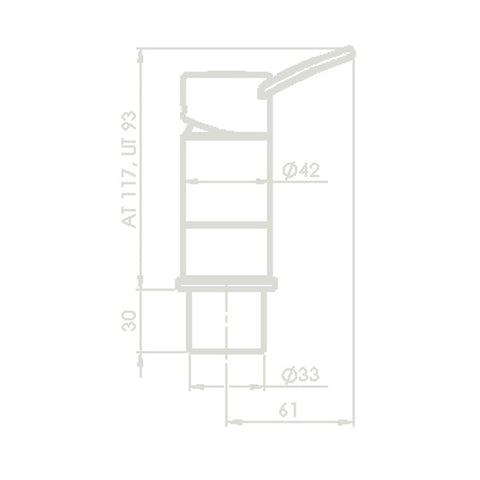 Mischarmatur CONTUR - Auftischmischer